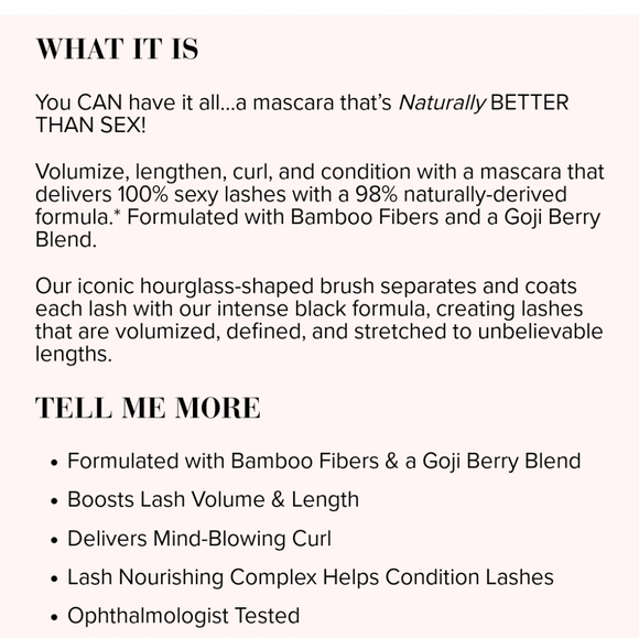 NIB Too Faced Naturally Better Than Sex Mascara FULL SZ - Picture 11 of 11